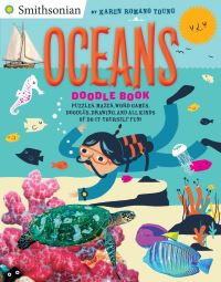 Book Cover for Oceans Doodle Book by Karen Romano Young