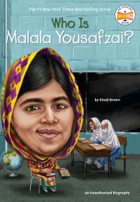 Book Cover for Who Is Malala Yousafzai? by Dinah Brown