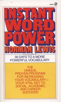 Book Cover for Instant Word Power by Norman Lewis