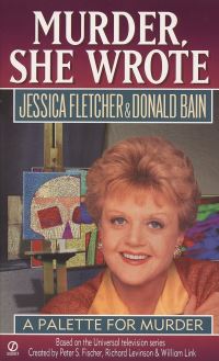 Book Cover for A Palette for Murder by Donald Bain, Copyright Paperback Collection (Library of Congress)