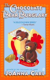Book Cover for The Chocolate Bear Burglary by JoAnna Carl, Copyright Paperback Collection Library of Congress