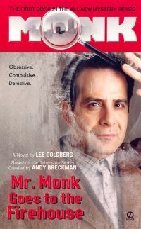 Book Cover for Mr Monk Goes to the Firehouse by Lee Goldberg, Andy Breckman