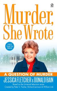 Book Cover for A Question of Murder by Donald Bain, Copyright Paperback Collection Library of Congress