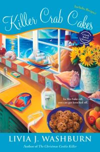Book Cover for Killer Crab Cakes by L J Washburn