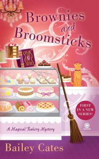 Book Cover for Brownies and Broomsticks by Bailey Cates, Copyright Paperback Collection Library of Congress