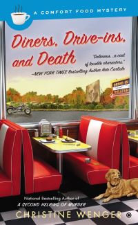 Book Cover for Diners, Drive-Ins, and Death by Christine Anne Wenger, Copyright Paperback Collection Library of Congress