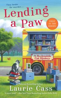 Book Cover for Lending a Paw by Laurie Cass, Copyright Paperback Collection Library of Congress
