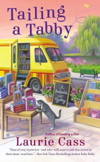 Book Cover for Tailing a Tabby by Laurie Cass, Copyright Paperback Collection Library of Congress