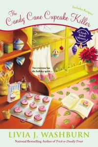 Book Cover for The Candy Cane Cupcake Killer by L J Washburn