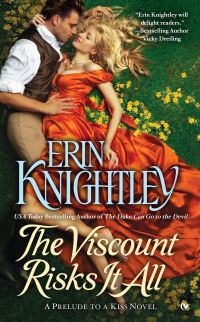 Book Cover for The Viscount Risks It All by Erin Knightley