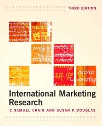 Book Cover for International Marketing Research by C Samuel Craig, Susan P Douglas