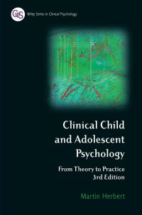 Book Cover for Clinical Child and Adolescent Psychology by Martin Herbert
