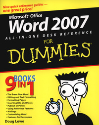 Book Cover for Word 2007 All-in-One Desk Reference for Dummies by Doug Lowe