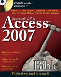 Book Cover for Access 2007 Bible by Michael Groh