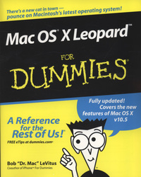 Book Cover for Mac OS X Leopard for Dummies by Bob LeVitus