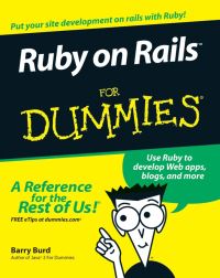 Book Cover for Ruby on Rails for Dummies by Barry Burd