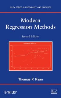 Book Cover for Modern Regression Methods by Thomas P. Ryan
