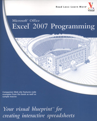 Book Cover for Microsoft Office Excel 2007 Programming by Denise Etheridge