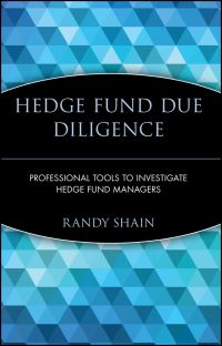 Book Cover for Hedge Fund Due Diligence by Randy Shain