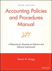 Book Cover for Accounting Policies and Procedures Manual by Steven M Bragg