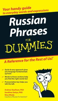 Book Cover for Russian Phrases for Dummies by Andrew Kaufman