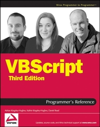 Book Cover for VBScript Programmer's Reference by Adrian KingsleyHughes, Kathie KingsleyHughes, Daniel Read