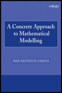 Book Cover for A Concrete Approach to Mathematical Modelling by Mike MestertonGibbons