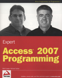 Book Cover for Expert Access 2007 Programming by Rob Cooper, Michael Tucker