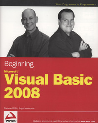 Book Cover for Beginning Microsoft Visual Basic 2008 by Thearon Willis, Bryan Newsome