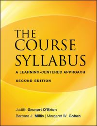 Book Cover for The Course Syllabus by Judith Grunert O'Brien, Margaret W. Cohen, Barbara J. Millis