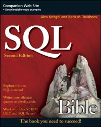 Book Cover for SQL Bible by Alex Kriegel, Boris M Trukhnov