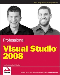 Book Cover for Professional Visual Studio 2008 by Nick Randolph, David A Gardner
