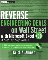 Book Cover for Reverse Engineering Deals on Wall Street With Microsoft Excel by Keith A. Allman