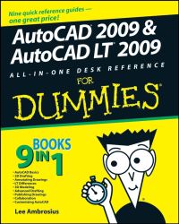 Book Cover for AutoCAD 2009 & AutoCAD LT 2009 All-in-One Desk Reference for Dummies by Lee Ambrosius