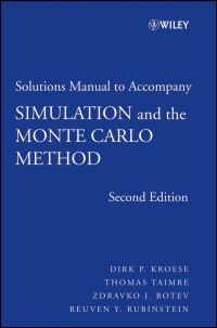 Book Cover for Simulation and the Monte Carlo Method by Dirk P. Kroese, Reuven Y. Rubinstein