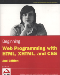 Book Cover for Beginning Web Programming With HTML, XHTML, and CSS by Jon Duckett