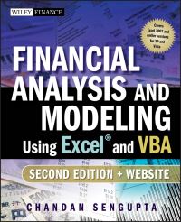Book Cover for Financial Analysis and Modeling Using Excel and VBA by Chandan Sengupta