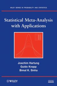 Book Cover for Statistical Meta-Analysis With Applications by Joachim Hartung, Guido Knapp, Bimal K. Sinha