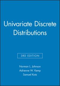 Book Cover for Univariate Discrete Distributions, 3E Set by Norman L. Johnson, Adrienne W. Kemp, Samuel Kotz
