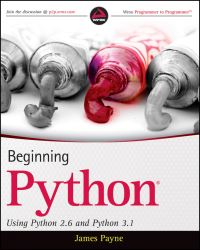 Book Cover for Beginning Python by James W Payne