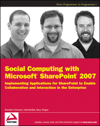 Book Cover for Social Computing With Microsoft SharePoint 2007 by Brendon Schwartz, Matt Ranlett, Stacy Draper