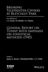 Book Cover for Breaking Teleprinter Ciphers at Bletchley Park by Irving John Good