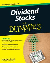 Book Cover for Dividend Stocks for Dummies by Lawrence Carrel