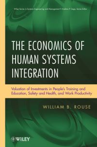 Book Cover for The Economics of Human Systems Integration by William B Rouse