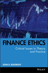 Book Cover for Finance Ethics by John Raymond Boatright