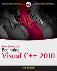 Book Cover for Ivor Horton's Beginning Visual C++ 2010 by Ivor Horton