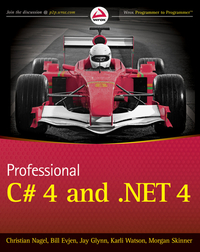 Book Cover for Professional C- 4 and .NET 4 by Christian Nagel