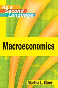 Book Cover for Macroeconomics as a Second Language by Martha L Olney