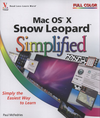 Book Cover for Mac OS X Snow Leopard Simplified by Paul McFedries