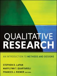 Book Cover for Qualitative Research by Stephen D Lapan, Marylynn T Quartaroli, Frances Julia Riemer
